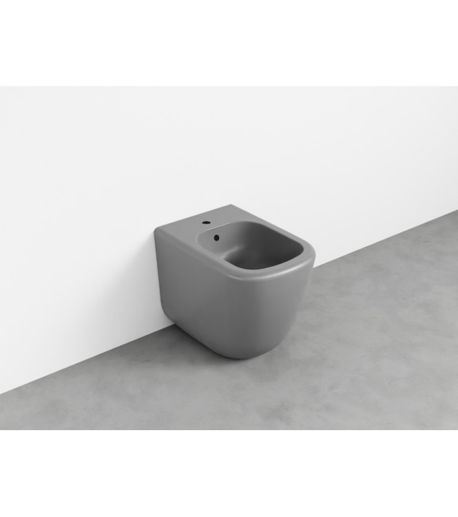 ERA BIDET A TERRA 1F 52x36,5 H.42 CEMENTO - ERBICM CERAMICA CIELO