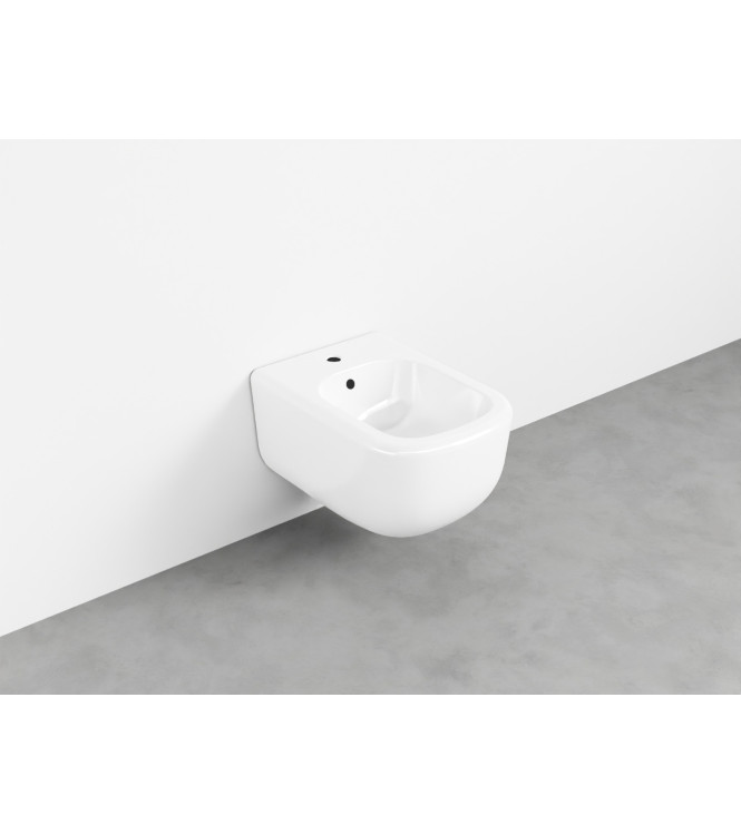 ERA WALL-HUNG BIDET 1F 53x36.5 H.30 GLOSSY WHITE - ERBS