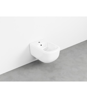 ERA WALL-HUNG BIDET 1F 53x36.5 H.30 GLOSSY WHITE - ERBS