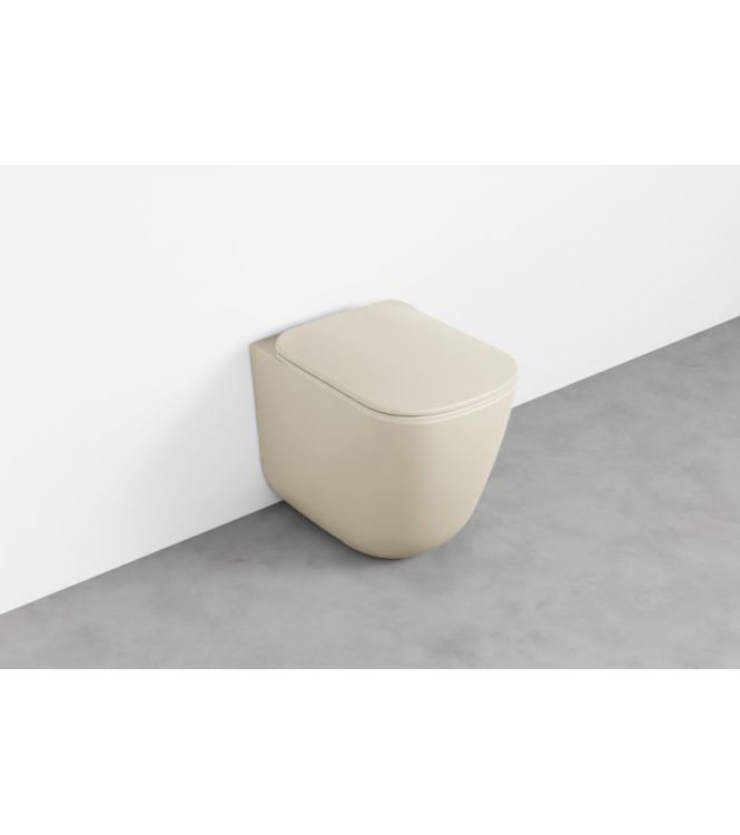 ERA WC A TERRA SENZA BRIDA 52x36,5  LINO - ERVAKLN CERAMICA CIELO