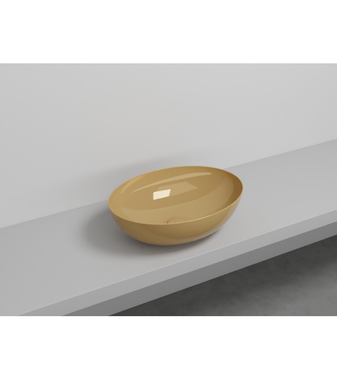 ECO SMALL BACINELLA OVALE 58x42 H.16,5 ANEMONE - BAECO58AM CERAMICA CIELO