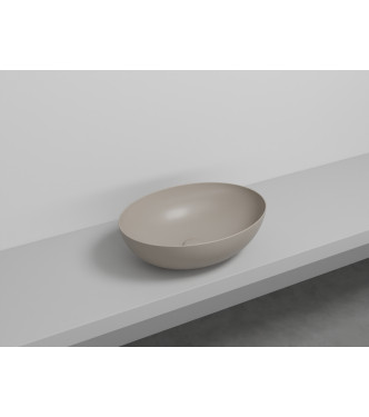 ECO SMALL BACINELLA OVALE 58x42 H.16,5 AVENA - BAECO58AV CERAMICA CIELO