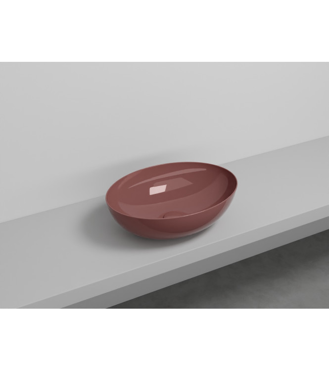 ECO SMALL BACINELLA OVALE 58x42 H.16,5 CORALLO - BAECO58CO CERAMICA CIELO