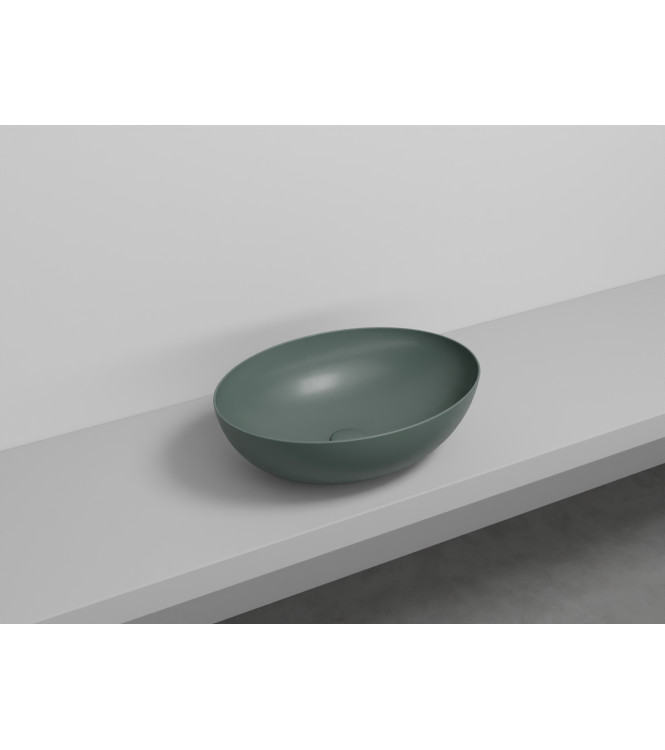 ECO SMALL BACINELLA OVALE 58x42 H.16,5 MUSCHIO - BAECO58MU CERAMICA CIELO
