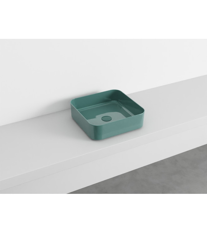 SHUI COMFORT LAVABO 40x40 SMERALDO - SHCOLAQ40SM CERAMICA CIELO