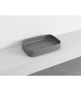 SHUI COMFORT LAVABO 60x40 CEMENTO - SHCOLAR60CM CERAMICA CIELO