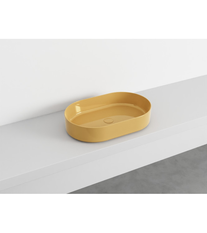 SHUI COMFORT OVAL WASHBASIN 60x38 ANEMONE - SHCOLAO60AM