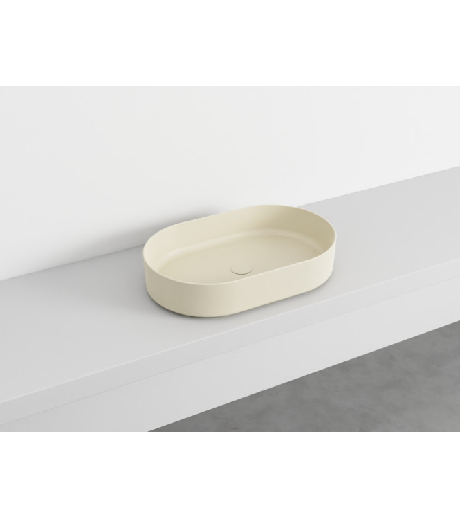 SHUI COMFORT LAVABO OVALE 60x38 LINO - SHCOLAO60LN CERAMICA CIELO