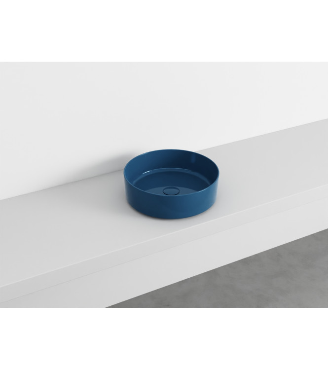 SHUI COMFORT WASHBASIN Ø 40 OLTREMARE - SHCOLAT40OL