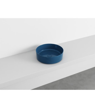 SHUI COMFORT LAVABO Ø 40 OLTREMARE - SHCOLAT40OL CERAMICA CIELO