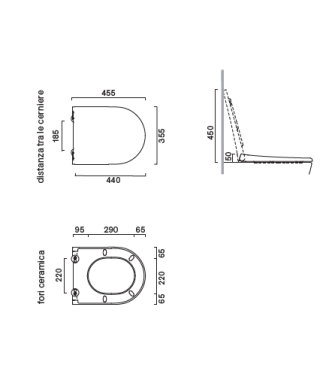 SFERA-ZERO SEAT & COVER BASIC SOFT-CLOSE - 0551300001