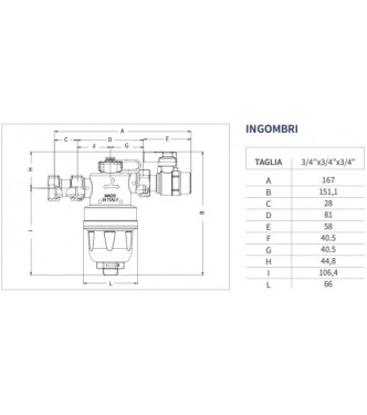 DEFANGATORE MAGNETICO SOTTOCALDAIA - HCE DF00300034