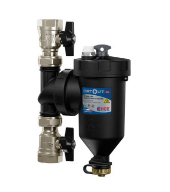 DIRTOUT XL DEFANGATORE MAGNETICO MULTIFUNZIONALE PER CALDAIE E POMPE DI CALORE - HCE DF00100100   