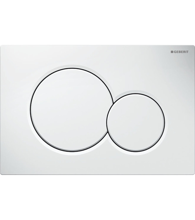 SIGMA 01 GEBERIT WHITE CONTROL PLATE - 115.770.11.5