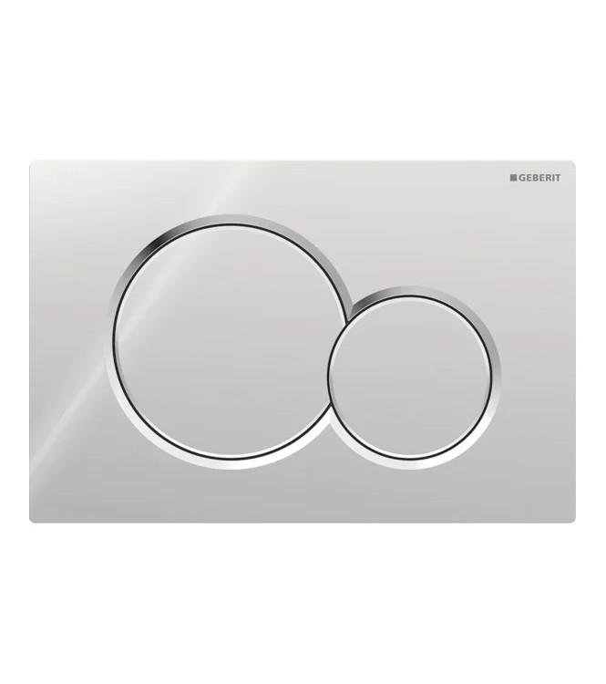 GEBERIT SIGMA 01 CONTROL PLATE IN POLISHED CHROME - 115.770.21.5