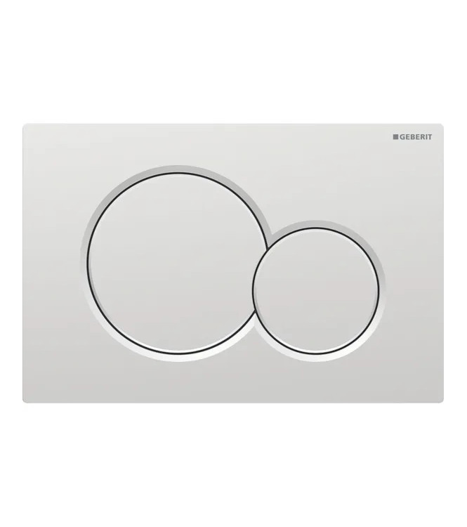 SIGMA 01 GEBERIT CONTROL PLATE CHROME PLATE, SATIN CHROME BUTTONS - 115.770.KA.5