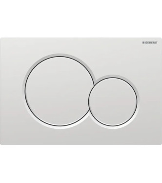 PLACCA DI COMANDO SIGMA 01 GEBERIT PLACCA CROMO, TASTI CROMO SATINATO - 115.770.KA.5