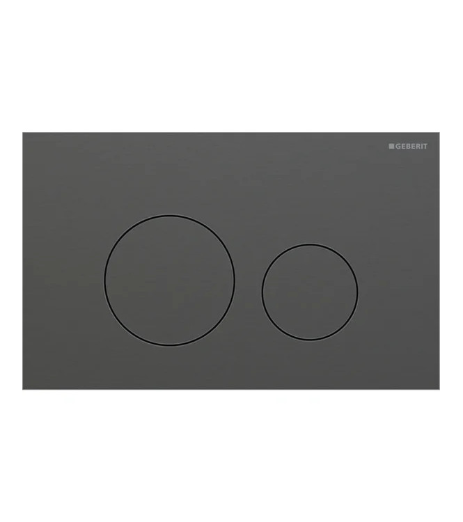 CONTROL PLATE SIGMA 10 GEBERIT CHROME BLACK - 115.628.QD.1