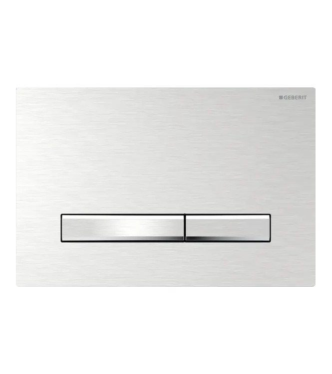 CONTROL PLATE SIGMA 50 GEBERIT PLATE CHROME BUTTONS, SATIN CHROME PLATE - 115.788.GH.1
