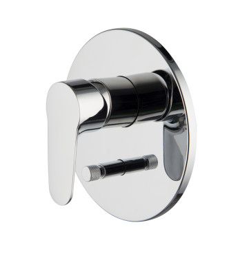 FIMA MISCELATORE SERIE 22 INCASSO CON DEVIATORE A 2 USCITE - F3839X2CR (da completare con parte incasso F3000)