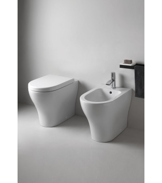 SET SANITARI A TERRA CERAMICA CIELO SERIE ENJOY BIANCO LUCIDO EJVA + EJBI + CPVEJT