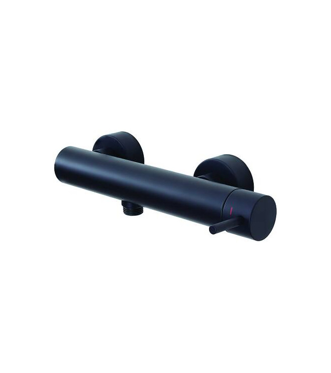 PAFFONI LIGHT MISCELATORE MONOCOMANDO ESTERNO DOCCIA NERO OPACO - LIG168NO