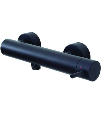 PAFFONI LIGHT MISCELATORE MONOCOMANDO ESTERNO DOCCIA NERO OPACO - LIG168NO