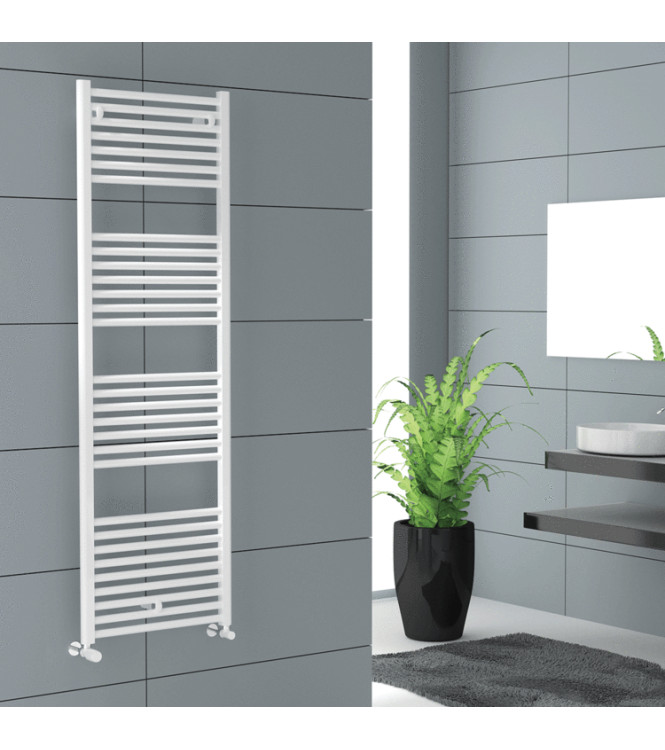 CORDIVARI LISA 22 TOWEL WARMER 550X1400 IN WHITE STEEL RAL 9010 - 3551646101011