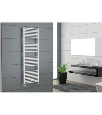 TERMOARREDO SCALDASALVIETTE CORDIVARI LISA 22 550X700  IN ACCIAO BIANCO RAL 9010 - 3551646101003