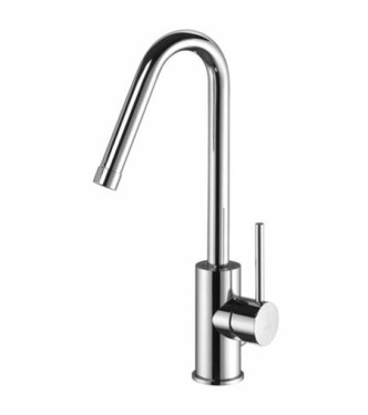 PAFFONI LIGHT MISCELATORE MONOCOMANDO LAVABO CON PILETTA 1.1/4" CANNA GIREVOLE 20 CROMATO - LIG977CR