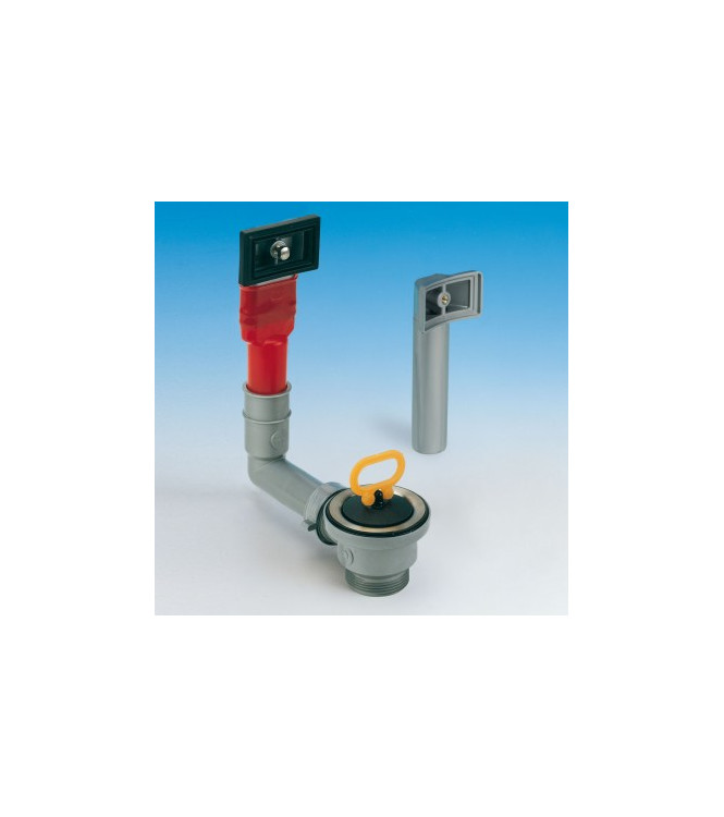 SINK DRAIN WITH OVERFLOW 1 1/2
