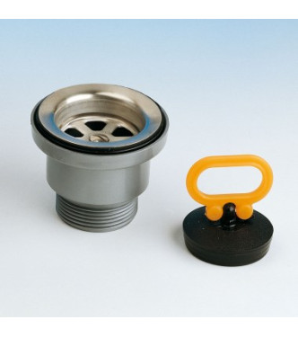 SINK DRAIN WITHOUT OVERFLOW 1 1/4