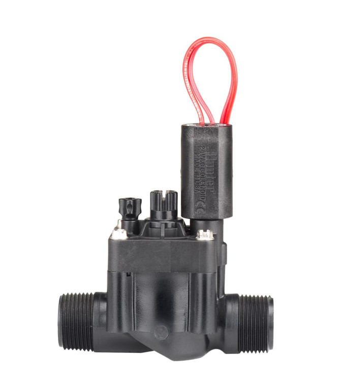 ELETTROVALVOLA HUNTER PGV 1" M/M 24V AC CON REGOLATORE DI FLUSSO - IGPGV101MMB