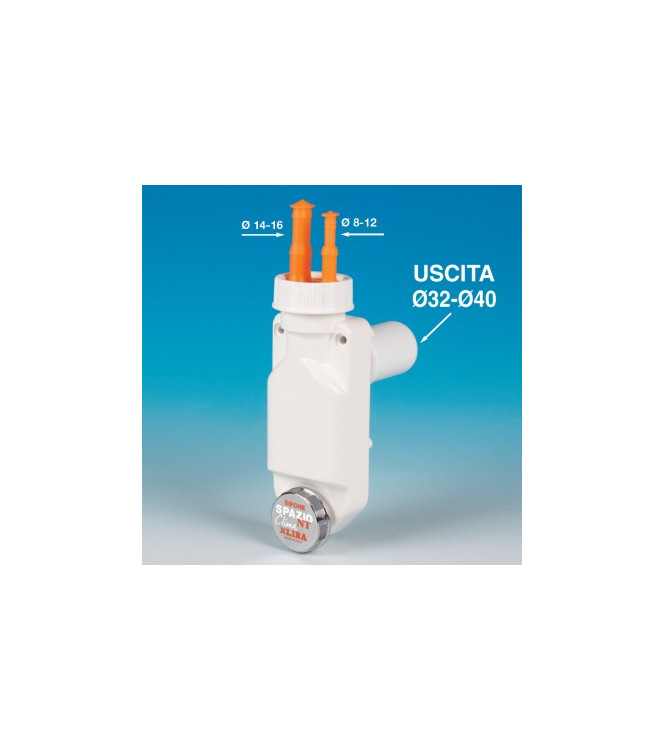 LIRA SPACE-SAVING DOUBLE DRAIN SIFTON - A.8500.01