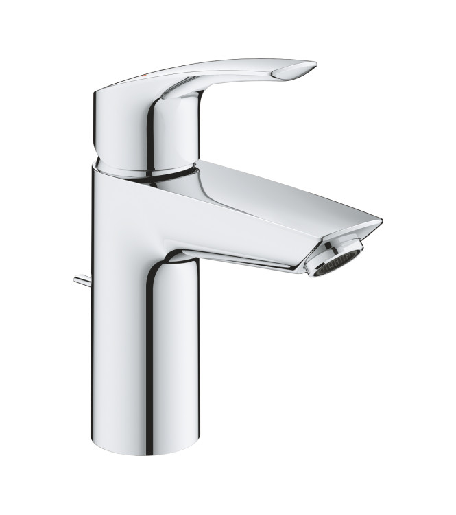 GROHE EUROSMART SINGLE-LEVER WASHBASIN MIXER SIZE S WITH 1.1/4" CHROME POP-UP DRAIN - 33265003