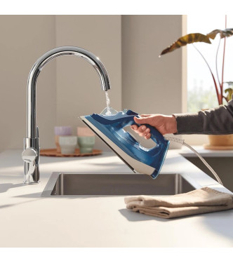 GROHE BLUE PURE BAUCURVE 30581000 MISCELATORE LAVELLO CON SISTEMA FILTRANTE 5 FASI CROMO