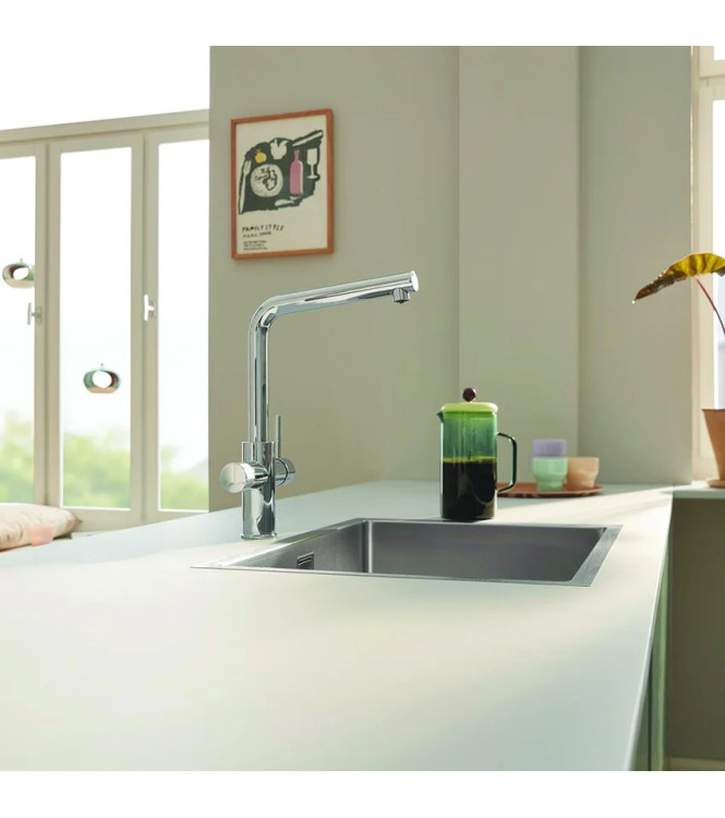 GROHE BLUE PURE MINTA 30589000 MISCELATORE LAVELLO CON SISTEMA FILTRANTE 5 FASI CROMO