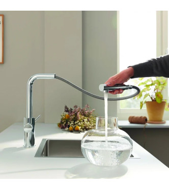 GROHE BLUE PURE MINTA 30591000 MISCELATORE LAVELLO CON SISTEMA FILTRANTE 5 FASI CROMO