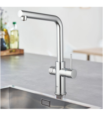 GROHE BLUE HOME 31454001 MISCELATORE LAVELLO CON SISTEMA FILTRANTE BOCCA L CROMO
