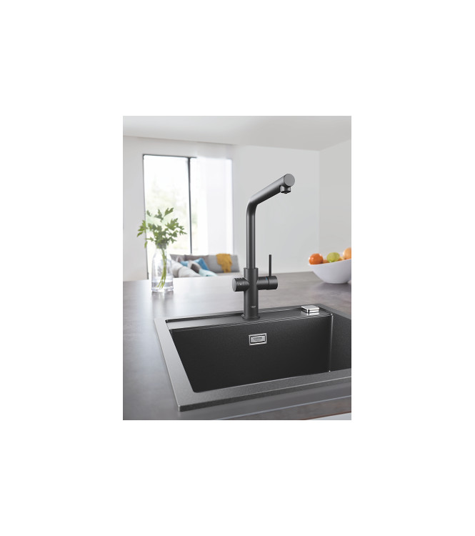 GROHE BLUE HOME 31454001 MISCELATORE LAVELLO CON SISTEMA FILTRANTE BOCCA L NERO
