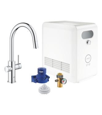 GROHE BLUE PROFESSIONAL 31325002 MISCELATORE LAVELLO CON SISTEMA FILTRANTE BOCCA C CROMO