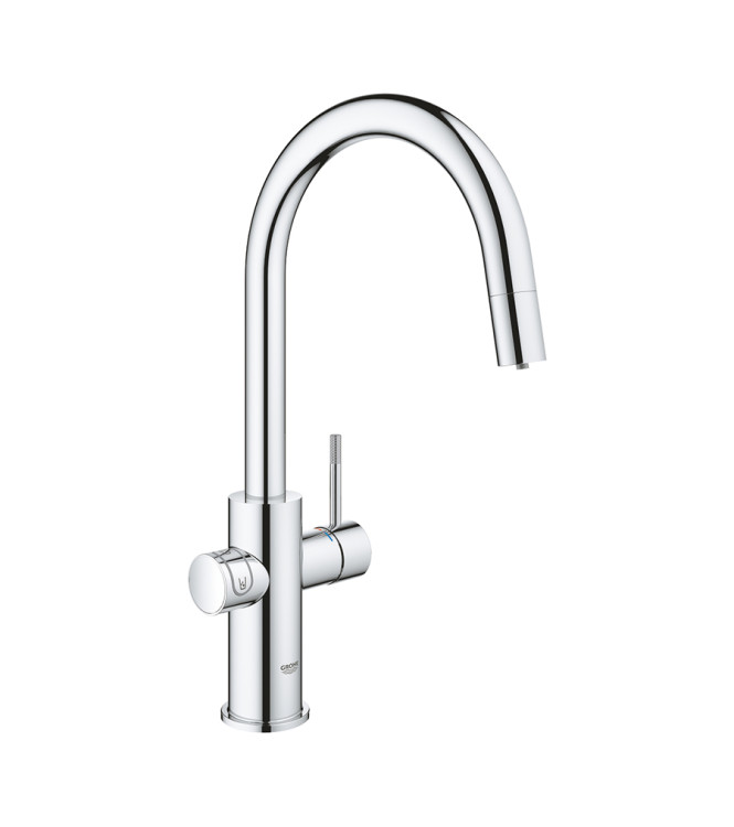 GROHE BLUE PROFESSIONAL 31325002 SINK MIXER WITH FILTER SYSTEM, C SPOUT, CHROME