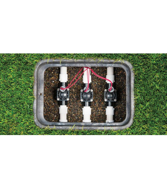 ELETTROVALVOLA HUNTER PGV 1" M/M 9V DC BISTABILE CON REGOLATORE DI FLUSSO - IGPGV101MMBDC