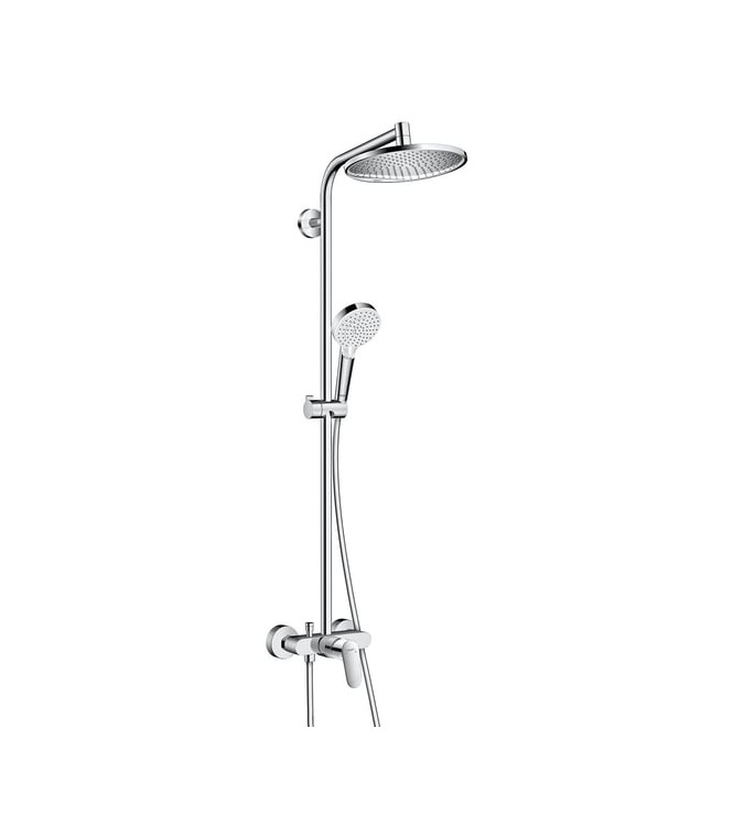 HANSGROHE CROMETTA S 240 SHOWER COLUMN WITH CHROME DIVERTER - 27269000