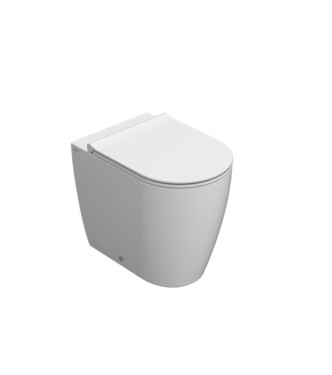 CERAMICA GLOBO MODE SERIES GLOSSY WHITE FLOOR-MOUNTED SANITARY SET ME001BI + ME009BI + ME020BI