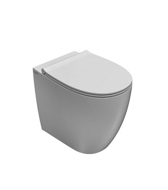 CERAMICA GLOBO 4ALL SERIES GLOSSY WHITE FLOOR-MOUNTED SANITARY WARE SET MD004BI + MD011BI + MDR20BI