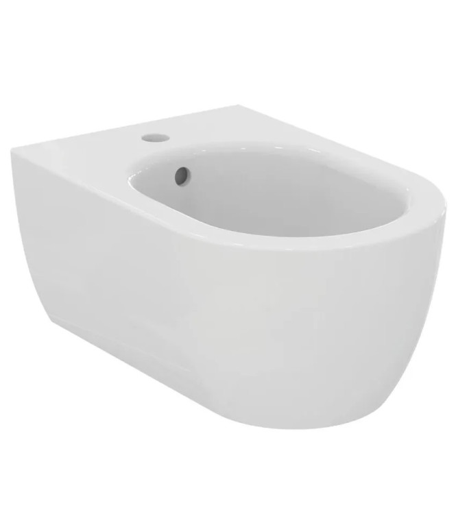 SET SANITARI SOSPESI IDEAL STANDARD SERIE BLEND CURVE BIANCO LUCIDO T374901 + T375001 + T520801 / SETBLENDCURVESOSP