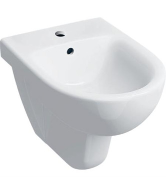 GEBERIT SELNOVA SERIES GLOSSY WHITE WALL-HUNG SANITARY SET 500.260.01.7 + 500.264.01.7 + 500.331.01.1