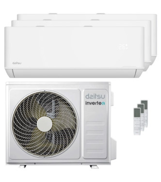DAITSU ARTIC TP-4 9000 + 9000 + 12000 BTU TRIAL SPLIT INVERTER WI-FI A++/A+ AIR CONDITIONER