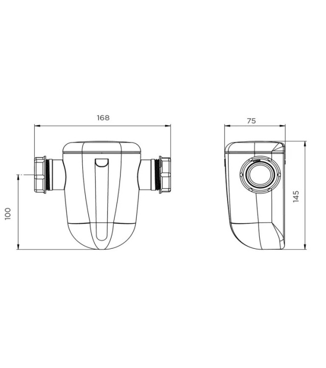 SANITRIT SANINEUTRAL MINI NEUTRALIZZATORE ACQUE CALDAIE A CONDENSAZIONE - NEUTRALMINISTD